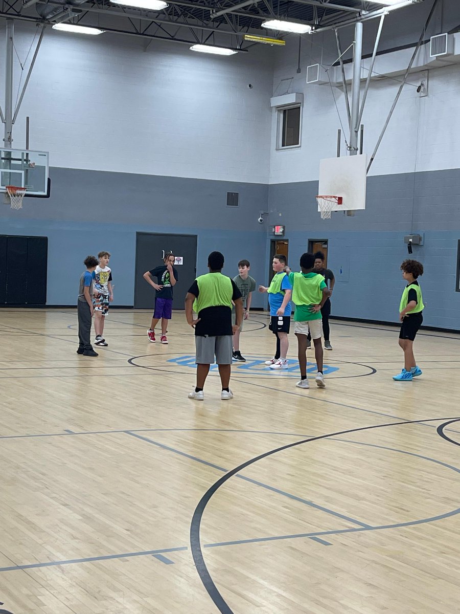 Tip-off in PAL basketball in the championship game against French! #RavensRise