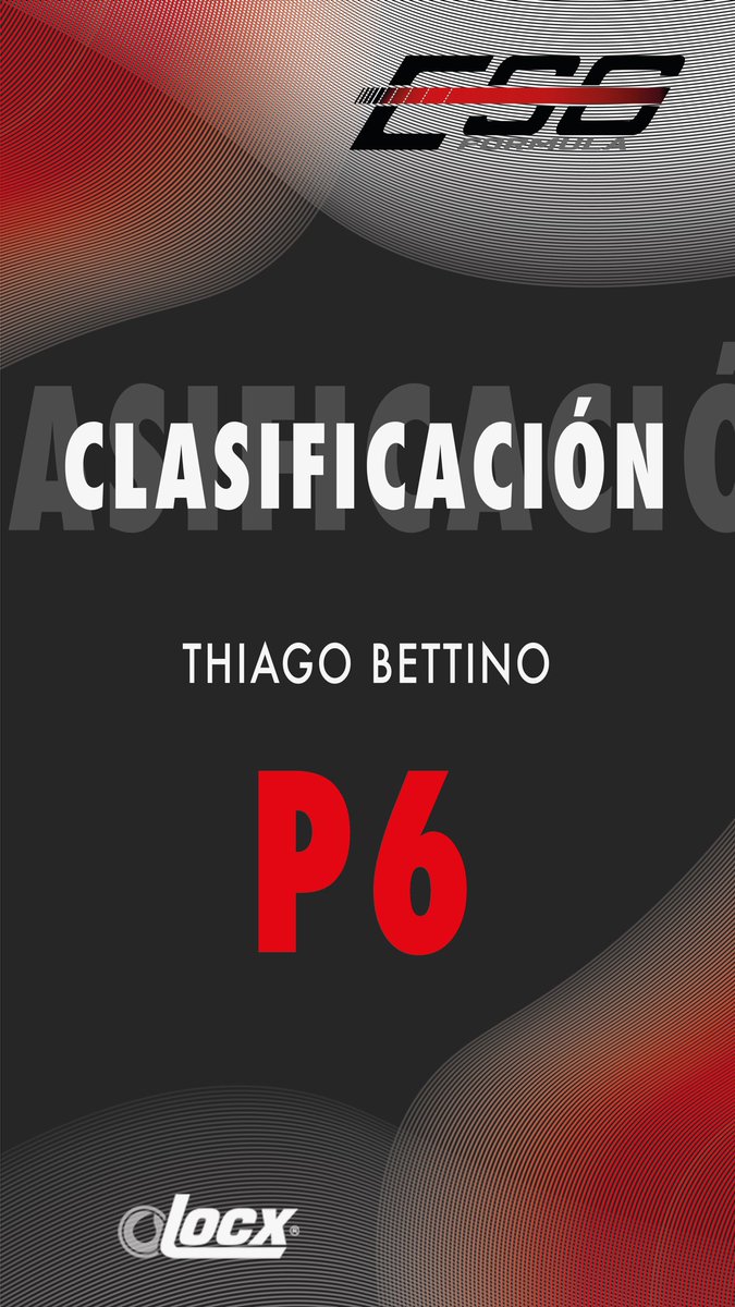 ESGFormula's tweet image. #FormulaNacionalArgentina | P6 en la clasificación 🔥