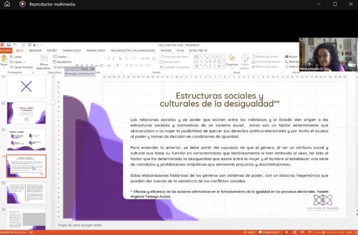 Coalición de Mujeres por la Paridad Efectiva tweet media