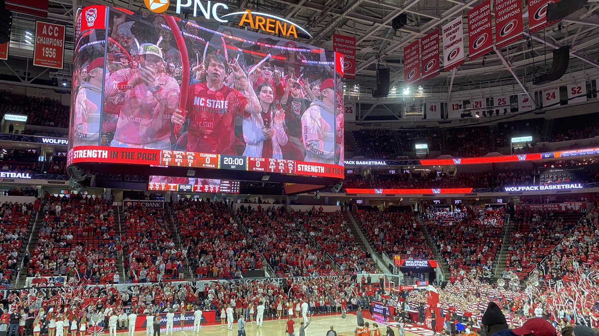 A big day of basketball starts in PNC Arena (for the final time this season).