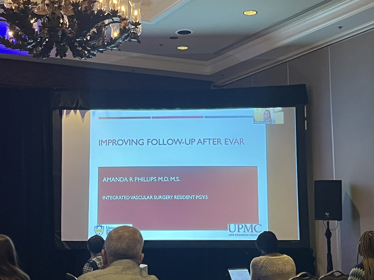 A BIG congratulations to <a href="/APhillips_MD/">Amanda Phillips MD MS</a> presenting interim outcomes from her study on follow-up after EVAR funded by the 2022 <a href="/VESurgery/">VESurgery</a> resident research award! Looking forward to big things from you. <a href="/UPMC_Vascular/">UPMC Vascular Surgery</a> <a href="/HviUpmc/">UPMC Heart and Vascular Institute</a> <a href="/PittSurgery/">Pitt Surgery</a> <a href="/Edith_Tz/">Edith Tzeng</a> <a href="/rchaer2/">rchaer</a>