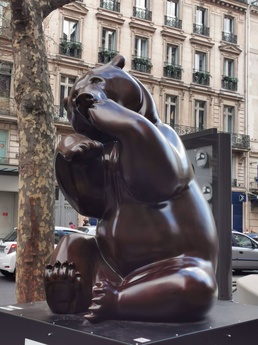 Little_Daf's tweet photo. Exposition #FragilesColosses par @BassompierreArt, #Haussman, #Ours, #Bear, #ArtUrbain https://t.co/Yrm4Ktb4lL