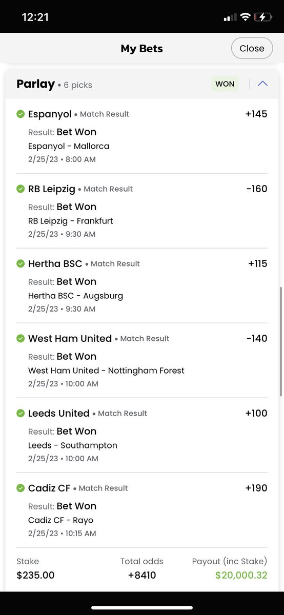 winnersgroup100's tweet image. $200 TO WIN $20,000  PARLAY CASHES!🔥🔥🔥🔨🐐

14-0 SOCCER WINS IN A ROW!!!🔥🔥

LIKE  RETWEET THIS TWEET AND FOLLOW ME FOR A CHANCE TO WIN $500-1000. Will pick one or 1 OR 2 WINNERS @BookitWithTrent 

Put some Fucking respect on my name, I do this. Hottest gambler alive!🗣