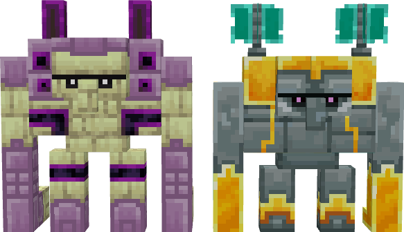 ItsTominecraft's tweet photo. Another Golem I Have Made, Meet The Void Clastered Golem, A Protector Of The End Citadel

Also The Comparison Between The Void Clastered Golem With Squall Golem.

#Minecraft #MinecraftDungeons #Blockbench https://t.co/2JnkuyiOUd