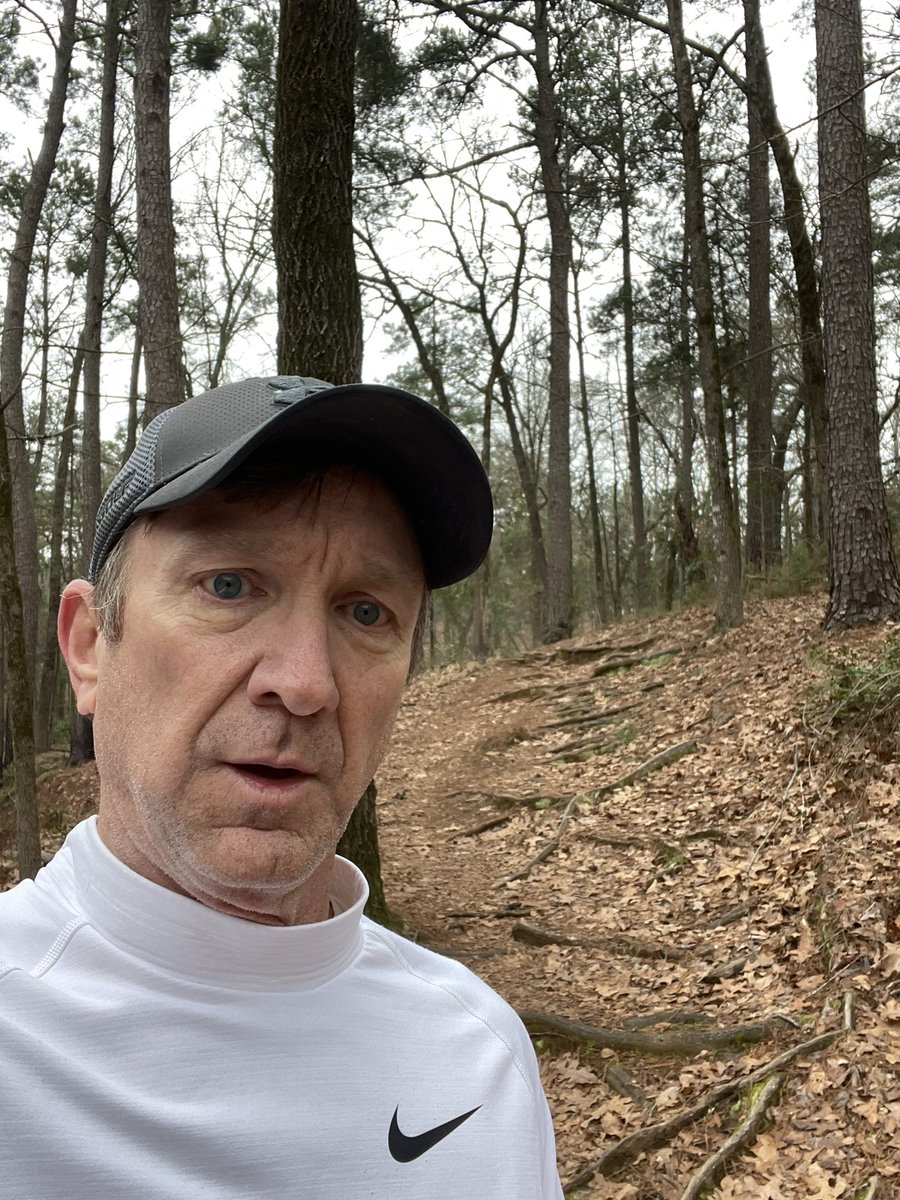_ScottSinclair's tweet photo. A fasted, cool, cloudy, drizzly 5K through the pines this morning 
@TPWDparks 
#TylerStatePark
#Fitover50 https://t.co/i6OjToyJxW