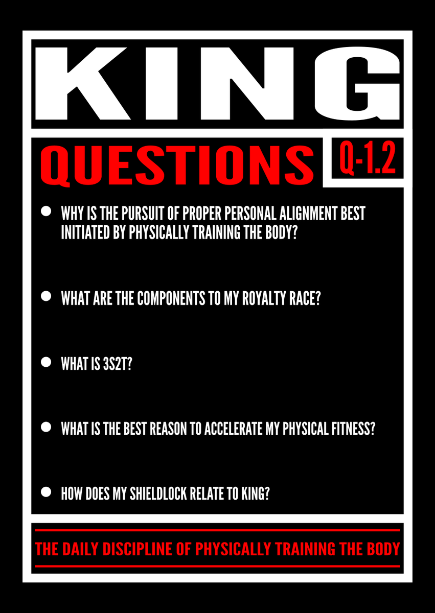 F3Smokies's tweet photo. Next week's F3 Q Source: Q1.2 The King 👑
The Daily Discipline Of Physically Training The Body 🏋️♂️
The King podcast 🎙️https://t.co/XAkaKuW51C
Get the freshest scoop on all things QSource here ➡️ https://t.co/Ixkvcu6Apa
#f3 #f3qsource #f3smokies #f3nation https://t.co/e7dAPDRAFn