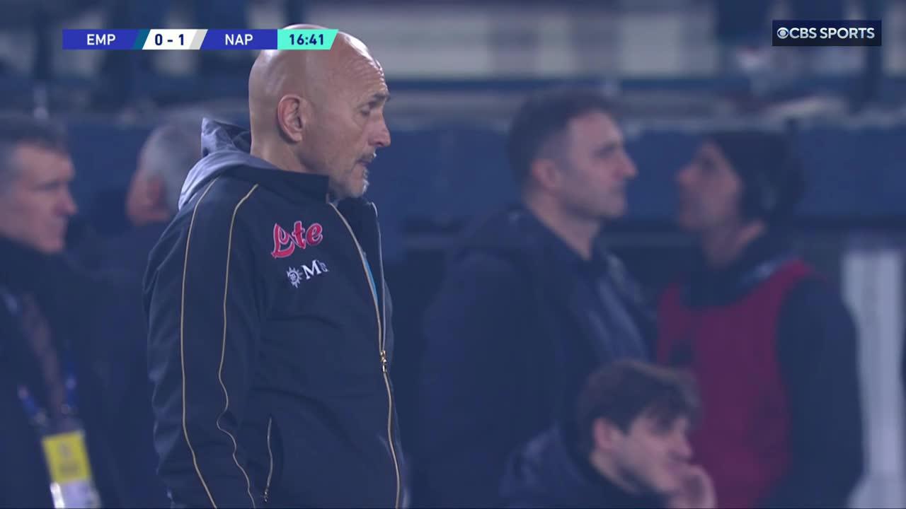 Empoli give Napoli gift with an own goal and Spalletti is not fazed. 😅”