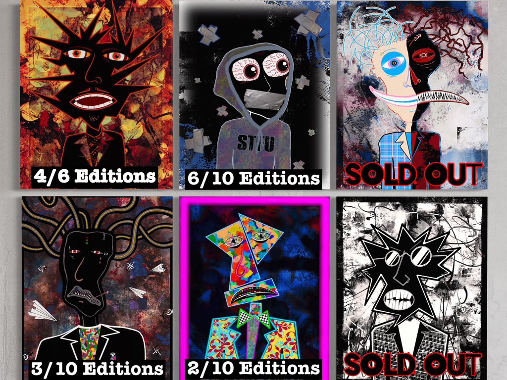 EvryDisposition's tweet image. Check out the latest conceptual characters from “Every Disposition”

-A series of universal characters created to represent the best &amp;amp; worst of my broken personalities..

🌫️1 ◎ each on @exchgART 

-Each comes with a chance 
to win a free 1/1 abstract!!

🔗👇