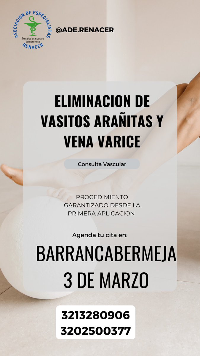 AdeRenacer's tweet photo. #barrancabermeja #VenaVarice

📝 𝗔𝗴𝗲𝗻𝗱𝗮 𝗖𝗶𝘁𝗮 𝗣𝗿𝗲𝘃𝗶𝗮 
📳 𝗪𝗵𝗮𝘁𝘀𝗔𝗽𝗽: https://t.co/KefPYRpyaY

📱𝗧𝗲𝗹𝗲́𝗳𝗼𝗻𝗼𝘀: 3213280906 - 3202500377 - 3012074312

👇👇👇👇👇👇👇👇👇
❌𝗡𝗼 𝘀𝗼𝗺𝗼𝘀 𝗡𝗮𝘁𝘂𝗿𝗶𝘀𝘁𝗮𝘀 ❌ https://t.co/IuzGdQZz1P