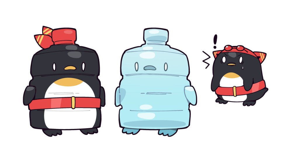 「penguin? gallon?#kaeLaugh 」|三峯🐺⛩️のイラスト