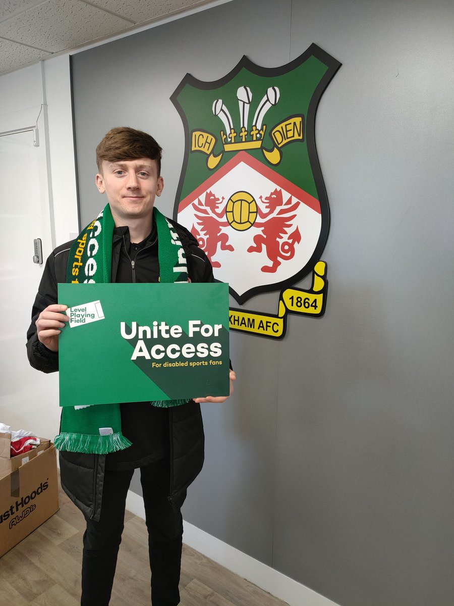 OfficialDLOWAFC's tweet image. Our retail staff @Wrexham_AFC celebrating @lpftweets #UniteForAccess