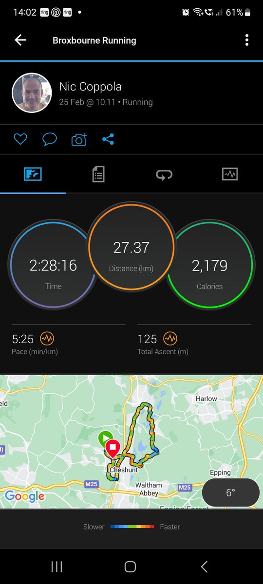 Up to 17 miles now with my marathon training. A tough run with the machine that is @DanFunk77 Another long one chalked off. If you can spare some money, it would be greatly appreciated.I'm running for Parkinson's UK. The link is in my bio to my page is in my bio.