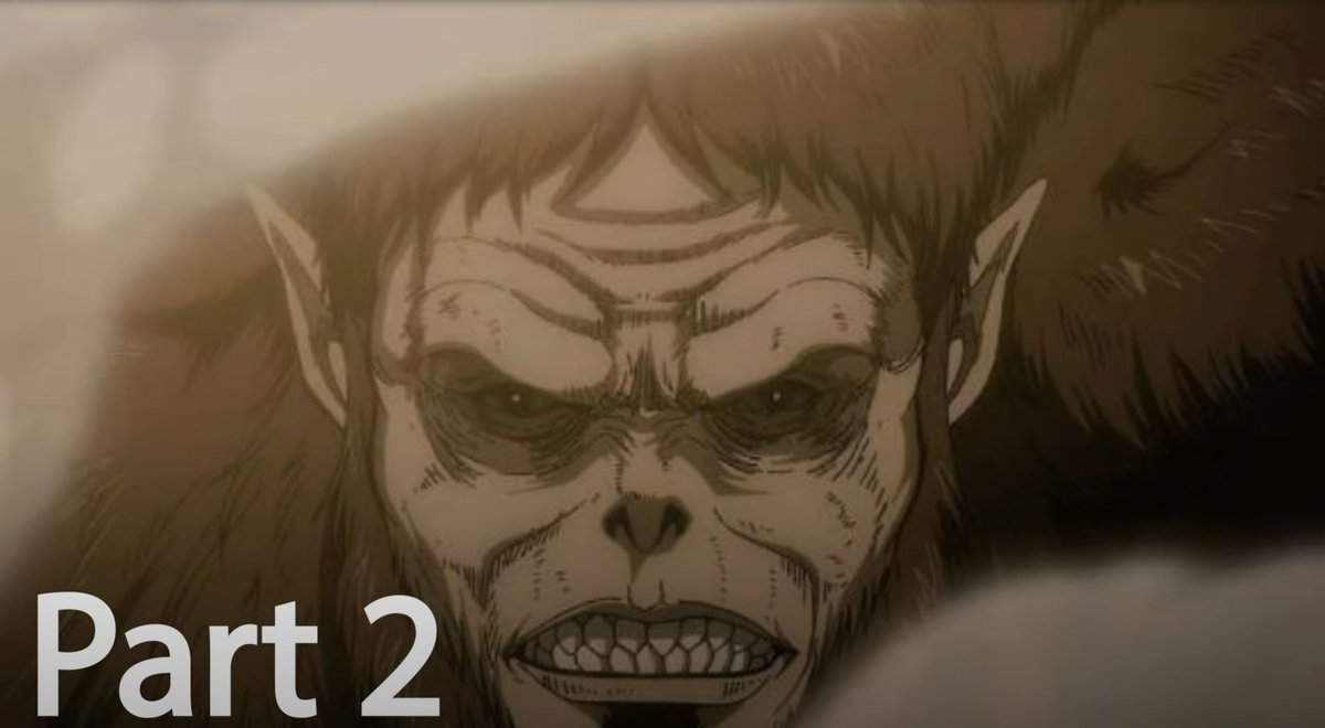 BoydudeReviews's tweet photo. It's INSANE how MAPPA'S Beast Titan has gotten better and better. The lighting, shading, colours just look so much better in the new trailer. 4 chapters in 1 episode? WOW! Cannot wait to watch Attack on Titan the 1 hour special on Friday. 😀🔥🔥🔥🔥🔥🔥🔥🔥🔥 https://t.co/SMLt8Z6R9a