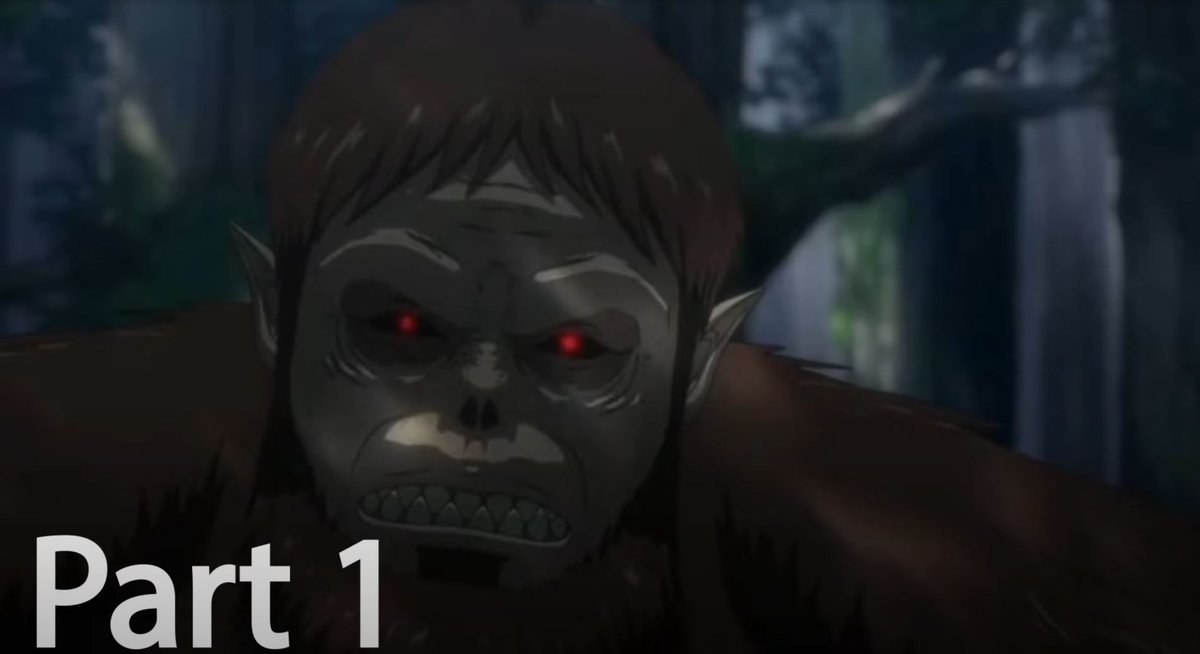 BoydudeReviews's tweet photo. It's INSANE how MAPPA'S Beast Titan has gotten better and better. The lighting, shading, colours just look so much better in the new trailer. 4 chapters in 1 episode? WOW! Cannot wait to watch Attack on Titan the 1 hour special on Friday. 😀🔥🔥🔥🔥🔥🔥🔥🔥🔥 https://t.co/SMLt8Z6R9a