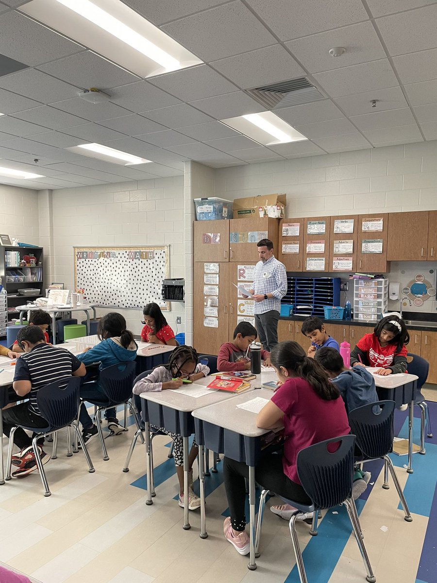 A big thank you to Mr. Orrick for serving as our Watch D.O.G.on Friday. He helped with kindergarten center rotations, supported in Specials, and read to students.