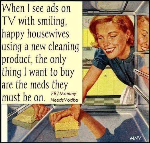 1SwimChick's tweet photo. Absolutely i want some, i never smile or wear pearls when i vacuum #JuneCleaver #DonnaReed 😂😂😂 https://t.co/UrUuITnkut