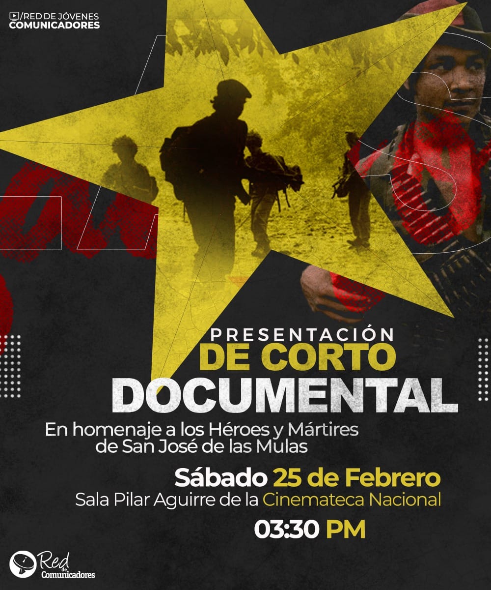 Juntos rindamos homenaje a los héroes y mártires de San José de las Mulas ❤️🖤a través de la comunicación y la tecnología.
#Nicaragua 🇳🇮