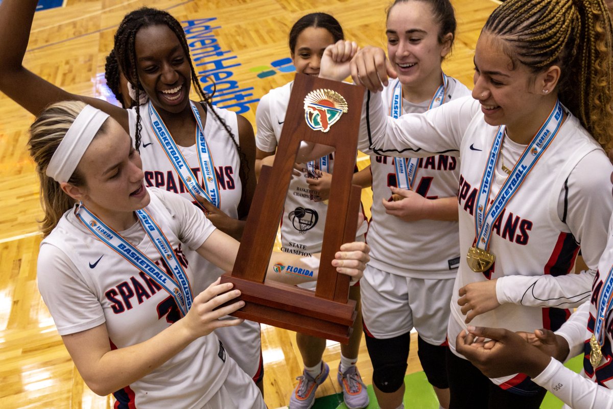 Ochiel Swaby used to needle Kristina Godfrey about how she couldn't win the big one, but the star point guard delivered in her final game at Miami Country Day. "This one feels the best," she said.

That's eight titles in 10 years for the Spartans. miamiherald.com/sports/high-sc…