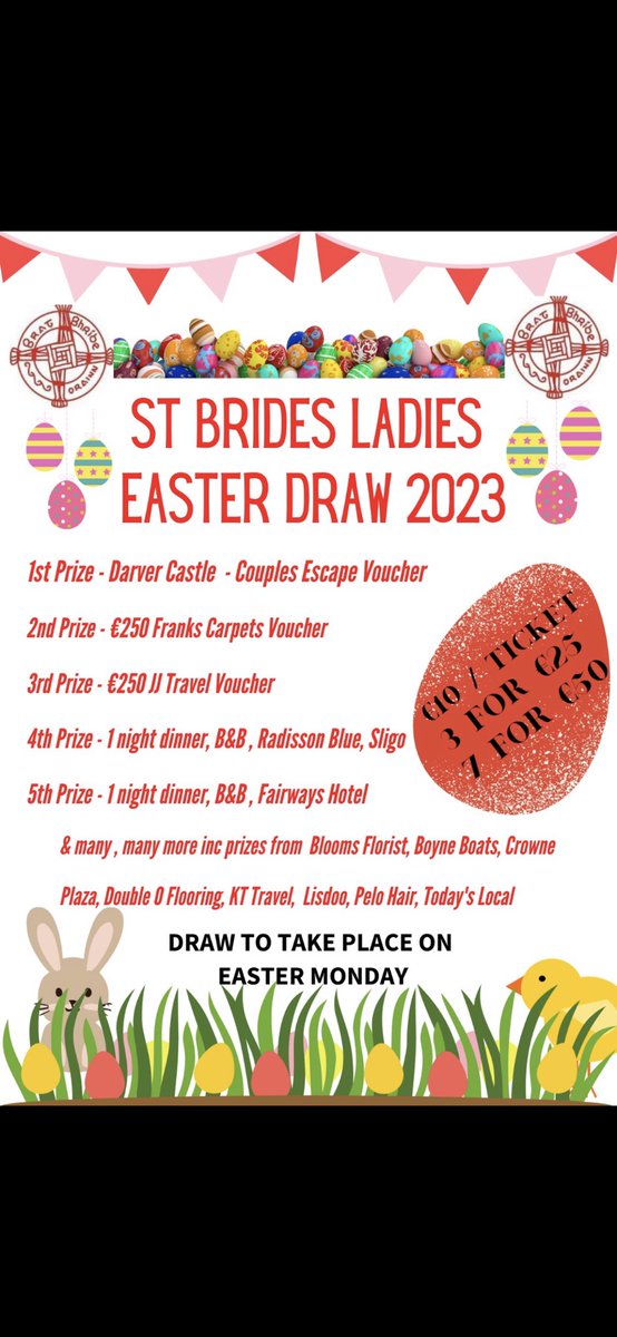 StBridesLGFC's tweet photo. Loads of prizes on offer again this year. See link below https://t.co/GEQbVoHpKZ Please support and share 🔴⚪️ https://t.co/rESDfWA0hY