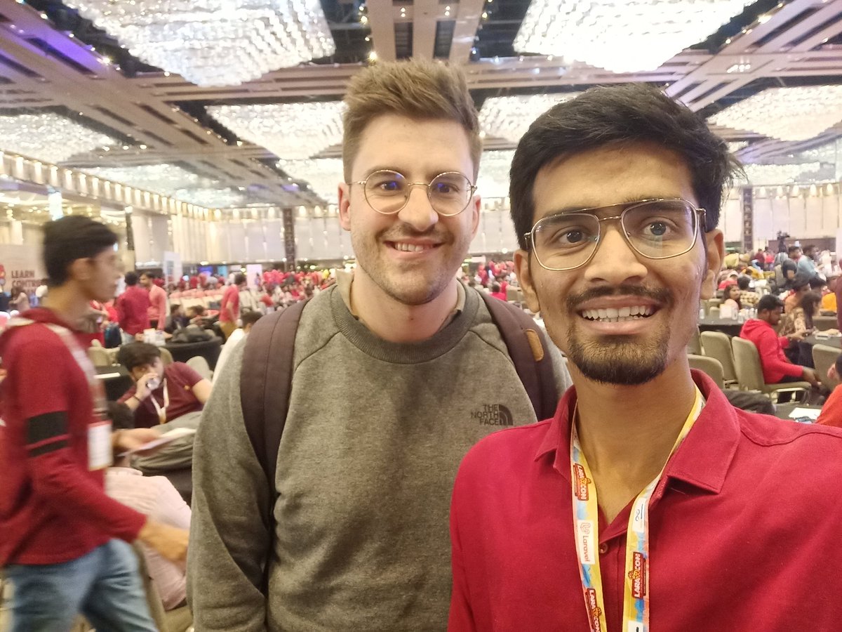 PARTHMANIAR7's tweet image. Finally laracon day 1 spent well and ending with lots of fun and amazing sessions. 🥳
You guys are to amazing 🙂🤠
@xiCO2k
@enunomaduro
@marcelpociot
@_joedixon
@KrishaWeb
@LaraconIN
#laravelcommunity
#LaraconIN
#Laravel