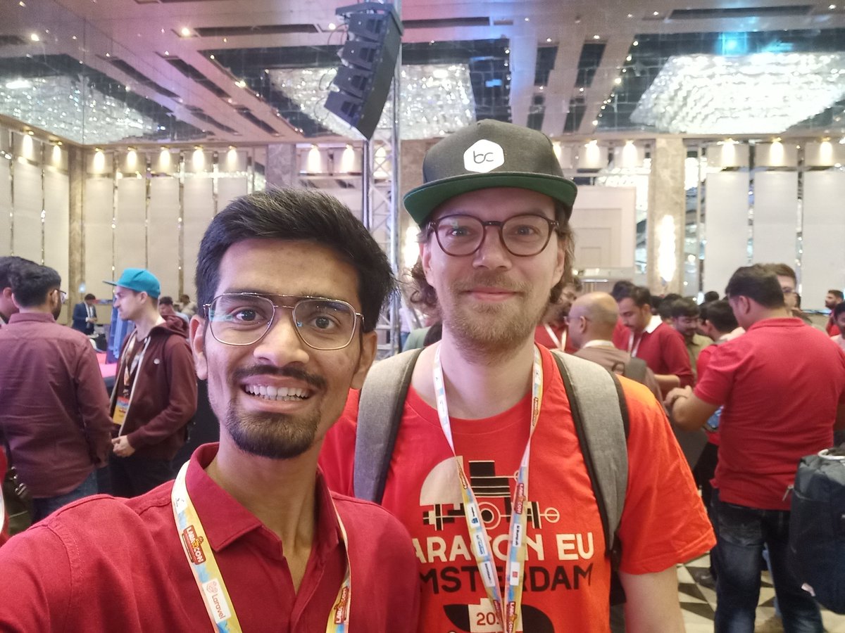 PARTHMANIAR7's tweet image. Finally laracon day 1 spent well and ending with lots of fun and amazing sessions. 🥳
You guys are to amazing 🙂🤠
@xiCO2k
@enunomaduro
@marcelpociot
@_joedixon
@KrishaWeb
@LaraconIN
#laravelcommunity
#LaraconIN
#Laravel