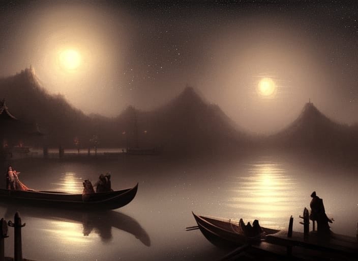 "Boat on a Lake  - made with @NightCafeStudio 

creator.nightcafe.studio/creation/3K8V6…

#aiart #nightcafe #digitalart