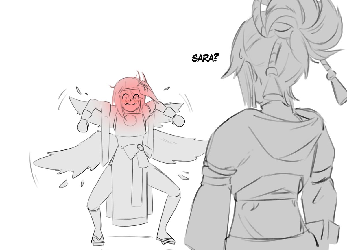 I saw a certain rarepair won a tournament this week
#shinosara #KukiShinobu #KujouSara #GenshinImpact