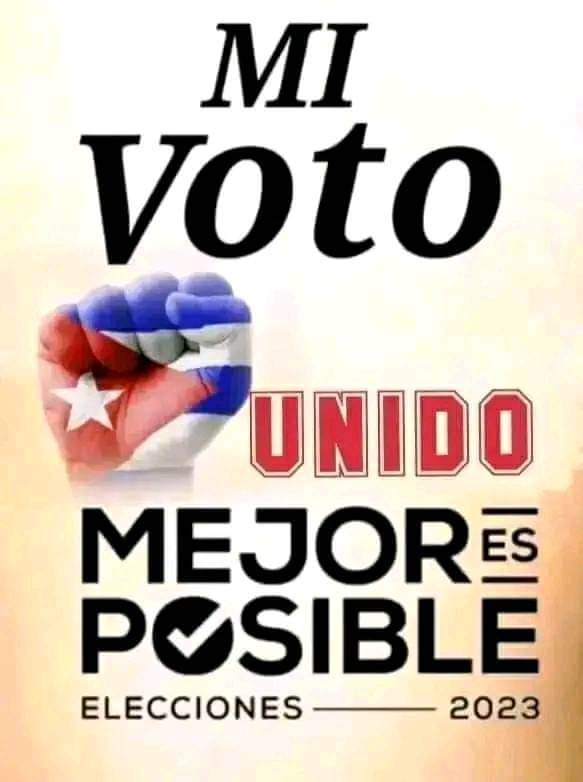 Así será mi voto. #VotoUnido #MejorEsPosible