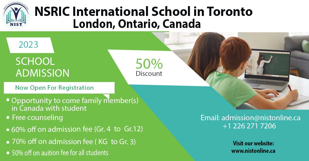 nist_canada's tweet photo. 📣Admission Open📣
🏛 English Medium School Chattogram Branch
#education #success #Admission #Admission2023 #Englishmediamschool #Canada #internationalschool #elarning #bestschool #mohammed_enamul #topschool #bestonlineeducationincanada #onlineeducationincanada https://t.co/WYQ9EPi6fM