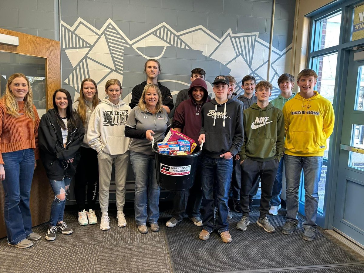 Thank you to New Coop and Carroll County Farm Bureau for the goody bags to help us celebrate National FFA Week! <a href="/NationalFFA/">National FFA</a> <a href="/NEWCooperative/">NEW Coop</a> <a href="/FarmBureau/">American Farm Bureau</a>