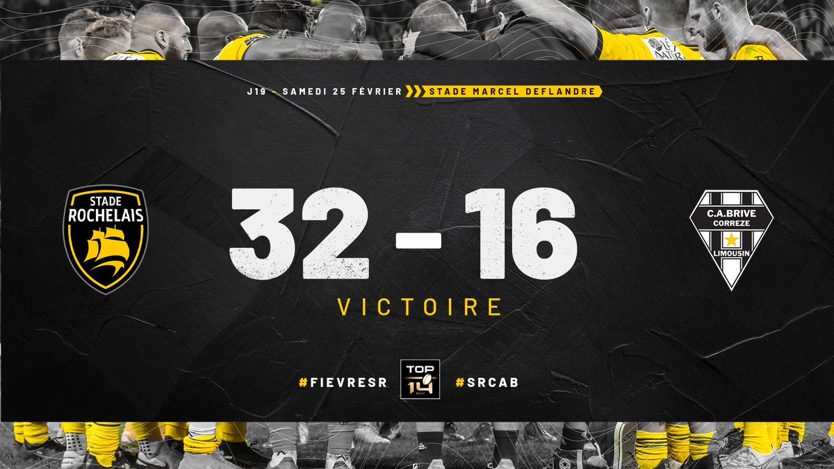 staderochelais's tweet photo. 💛 Au forceps, les Maritimes empochent 5 points qui font du bien #ChezMarcel ! 

#SRCAB | #Top14 | #FievreSR https://t.co/TbbDbDG0Fr