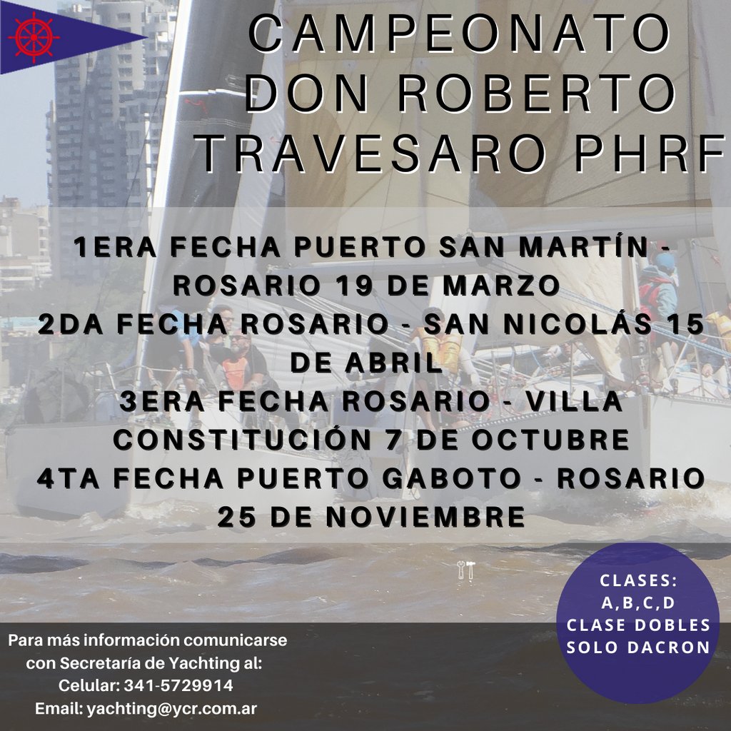 YCRoficial's tweet photo. "CAMPEONATO DON ROBERTO TRAVESARO REGATA PHRF" https://t.co/6zvG9khfkU https://t.co/lx52R4RSGR