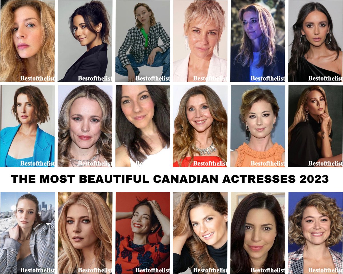 #Actress #CanadianActress #CanadianActress2023 #BeautifulCanadianActress #BeautifulCanadianActress2023 #Bestofthelist 

New Poll: Who is the Most Beautiful Canadian Actress 2023? 
bestofthelist.com/the-most-beaut…