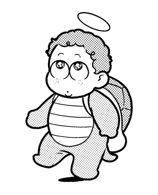 カメだやん主役を描くのが久しぶりすぎる… 