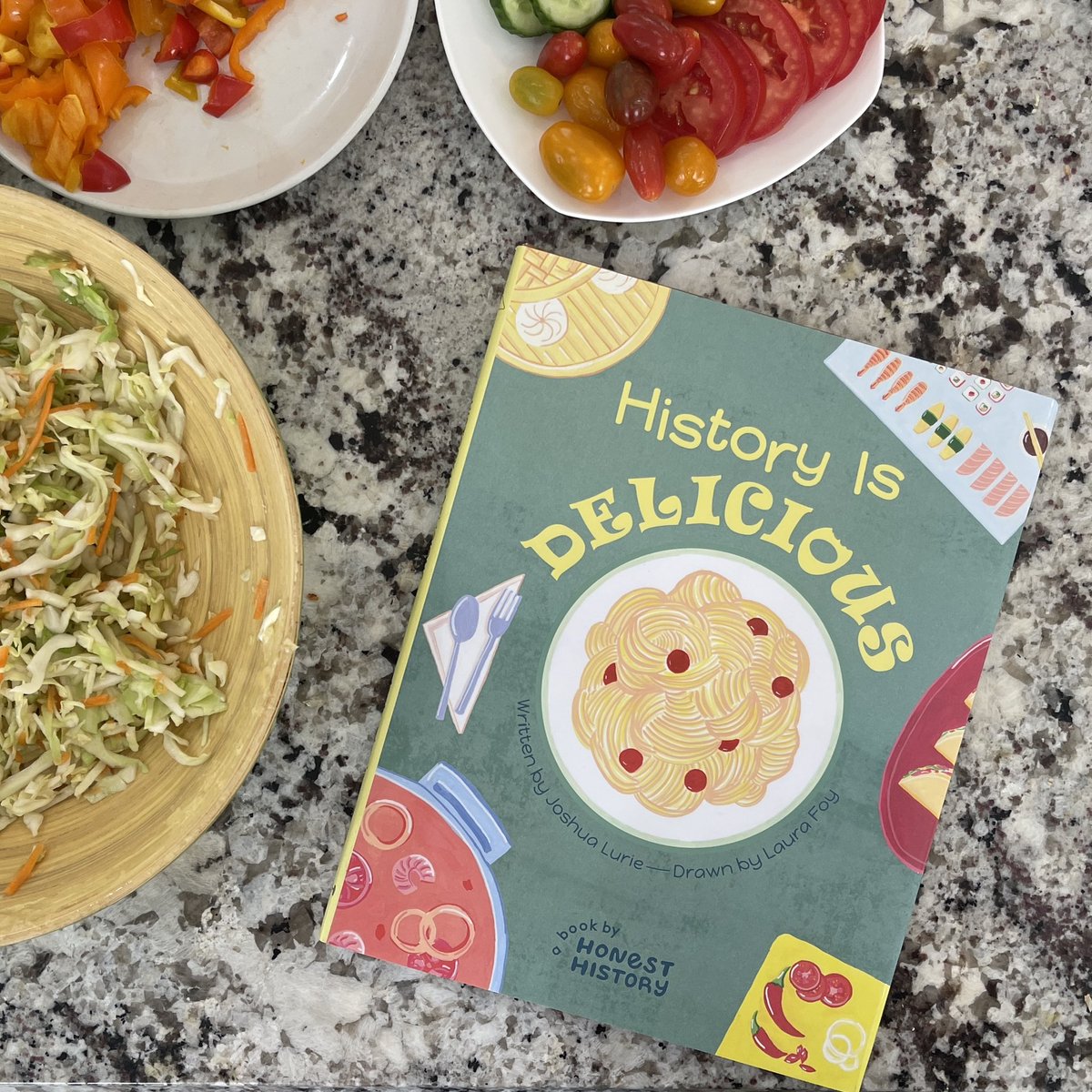 Cool book alert! Thanks to author <a href="/foodgps/">Josh Lurie-Food GPS</a> this book will be on our VHE shelves to educate about the important role plays in the different cultures around word. 

Show of hands: who wants to start a book club with a dine out component?! 

#virginiahighlandelementary #vhelibrary