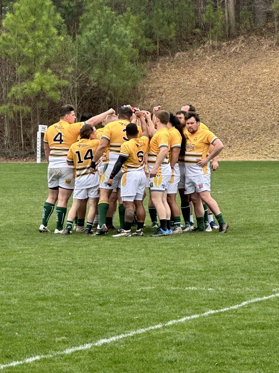 About to start here in Atlanta #greenvillerugby