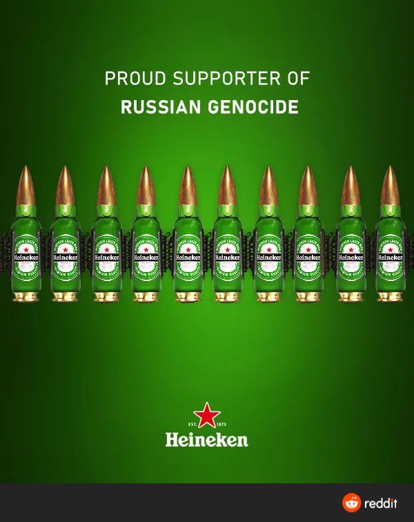 _ProjectContact's tweet photo. Ya prav?, @Heineken_US @Heineken @Heineken_SA @Heineken_UK @Heineken_IN @HeinekenUSACorp @Heineken_IE @HeinekenCA 

#fuckrussia #RussiaInvadedUkraine #RussianUkrainianWar #RussiaIsLosing #PutinIsaWarCriminal https://t.co/H02QaevFxF