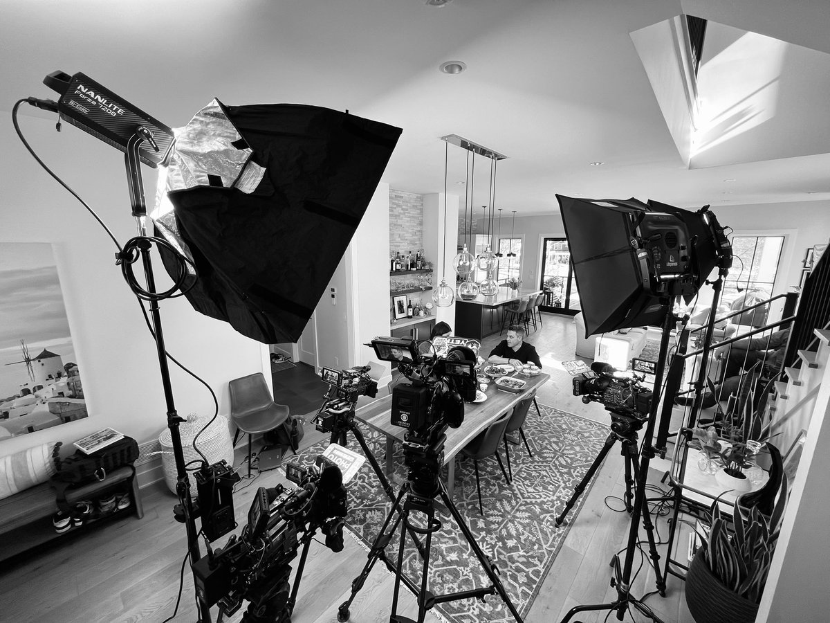 PhotoBarlow's tweet photo. Our #BTS #BehindTheLens shoot at Spoon &amp; Stable in #Minneapolis #tvcrew #newscrew @spoonandstable @NanliteUSA @AvengerGrip @manfrotto_tweet @ChimeraLighting link: https://t.co/dcRumGqzU7 https://t.co/DsCjw7pXw2