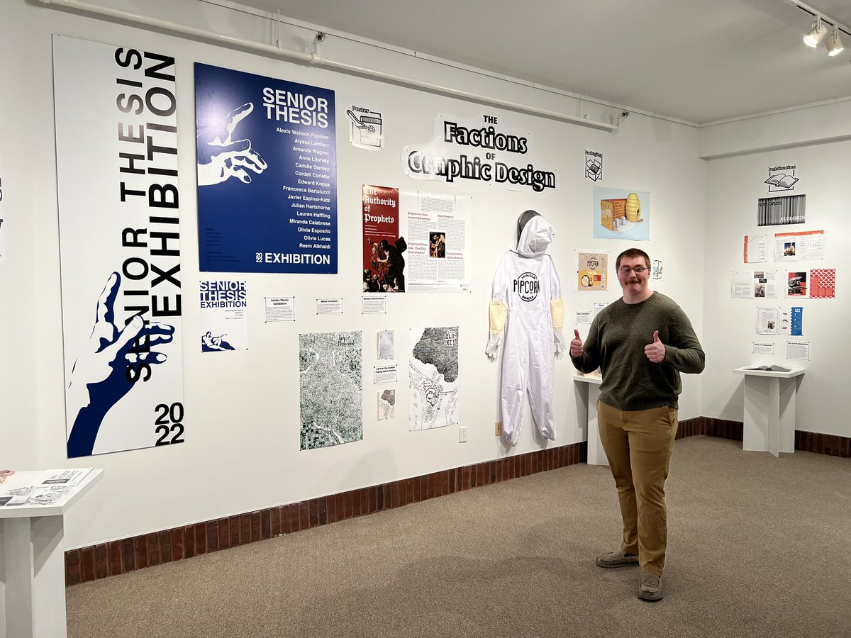 ramseyhsart's tweet image. Congratulations Daniel Jenkins (potter, graphic designer, and RHS alumni) on an amazing exhibition! Dan’s work is currently featured in the Emerging Artists Trio through March 14th at Blair Academy’s Romano Gallery. So proud of you Dan! #artexhibition #alumni #classof2019