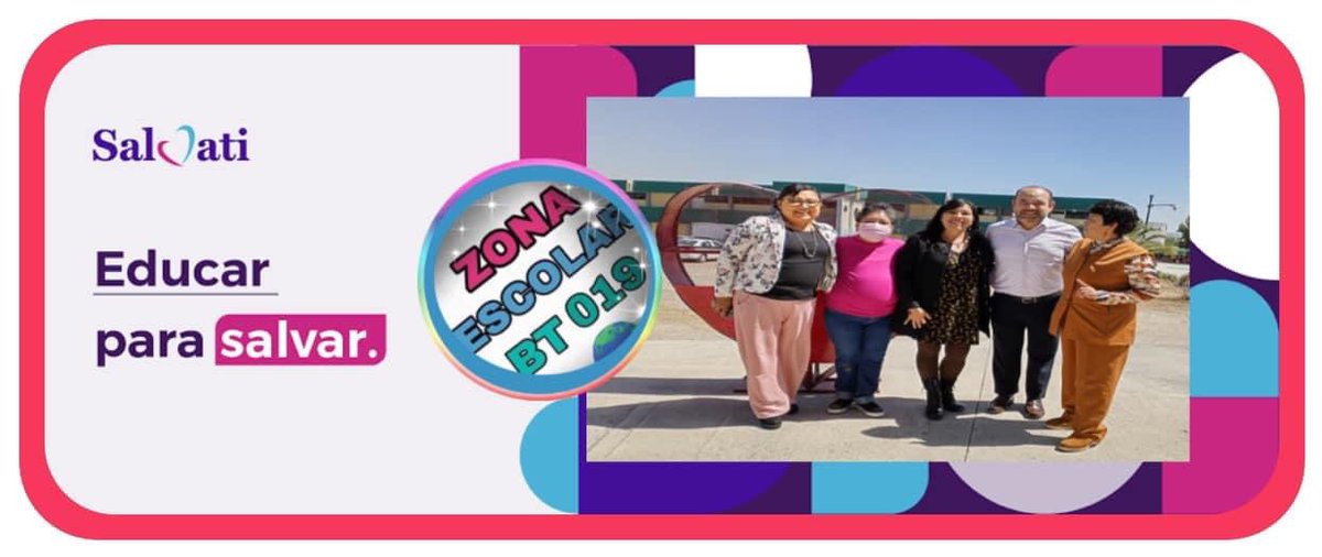 ZonaBT019's tweet photo. La #BT019 a cargo de la @aida_maricela Mtra Aida Maricela Becerra Gonzalez contenta de estar con Dr Israel Jeronimo López Subdirector #EMS y Mtra Tamara A Sub Reg Ote en un
“Café con el 🦀*🎀 #FundacionSalvati (Educar para salvar #EMS @geramonro05 @hectorhesilva @HectorUlisesCG1 https://t.co/Mqivp2XhWG
