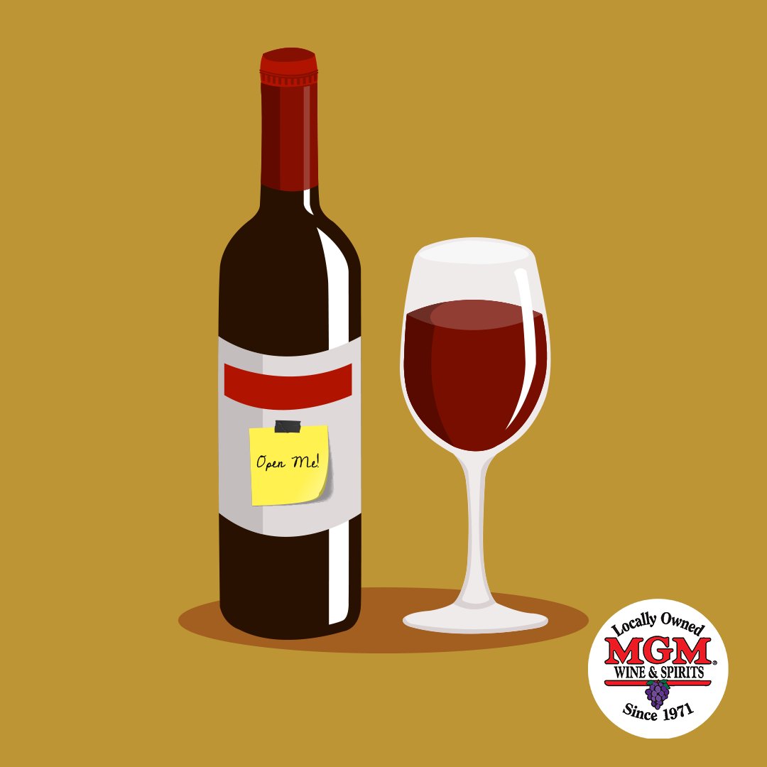 Open That Bottle Night is celebrated on the last Saturday of February! 🍷🍾 Whether you've been saving it for a while or just picked it up this week, tonight is the night to uncork and unwind.  

Pick up a bottle today and celebrate accordingly!