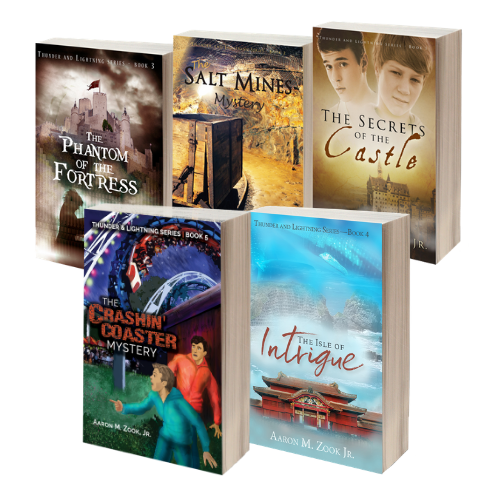 Aaron's newest book, The Elimination Games Enigma, is now out! You can get all 6 of Aaron's Thunder &amp; Lightning books at Amazon here: amzn.to/3VyF2IY