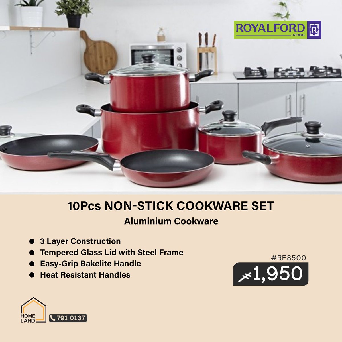 HomelandMv's tweet image. Homeland ROADHA Sale 🔥🔥

Quality nOn-stick cookware sets to enhance your cooking experience and to add a stylish look to your kitchen. A perfect choice for making quick and healthy meals for you family.

For Free Delivery viber us at 7910137
#cookingpan #cookware #homelandmv