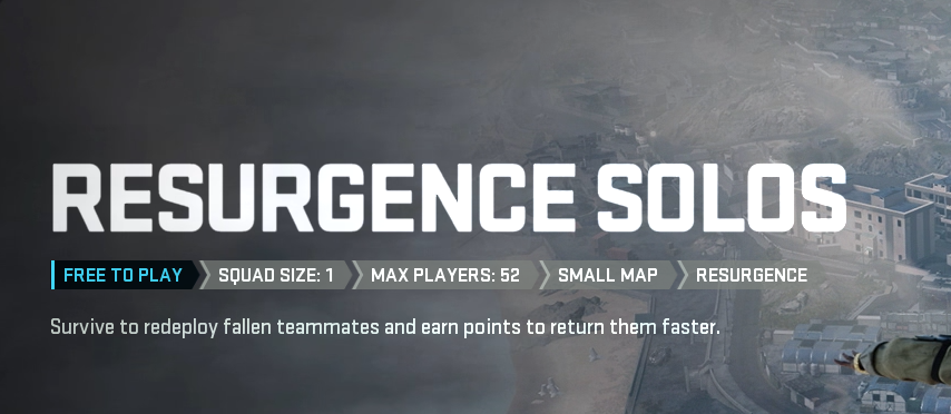 SafetyOfficerR's tweet photo. @InfinityWard You gonna fix the description for Resurgence Solos? https://t.co/GkoG7aMJFS