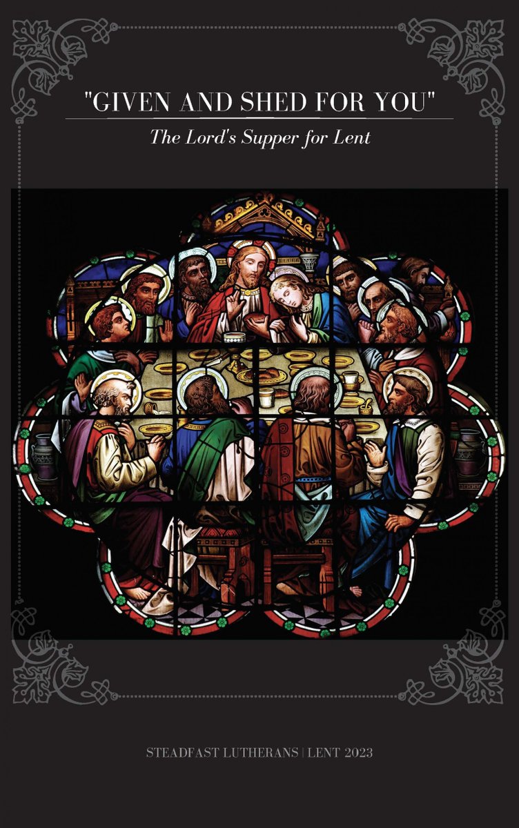 Lent Devotional as a podcast - steadfastlutherans.org/2023/02/lent-d…

Thanks to the work of Rev. Paul Cain, the Lenten Devotion on the Lord's Supper is available as a podcast.

It can be accessed here and is easily adapted to various podcasting services.