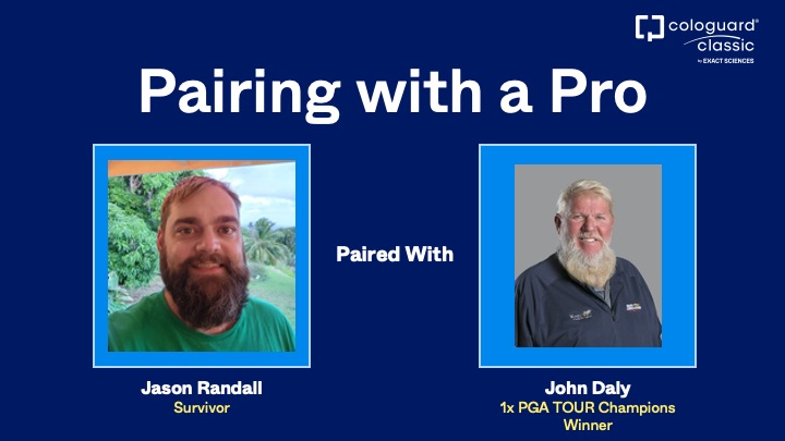 I’m so grateful that at this year’s <a href="/CologuardGolf/">Cologuard Classic by Exact Sciences</a> by <a href="/ExactSciences/">Exact Sciences</a> golf tournament, <a href="/ChampionsTour/">PGA TOUR Champions</a>  Professional <a href="/PGA_JohnDaly/">John Daly</a> will be playing in my honor, wearing a ribbon with my name during all three days of the tournament (March 3-5). Thanks to <a href="/TheColonClub/">The Colon Club</a> for sending me!