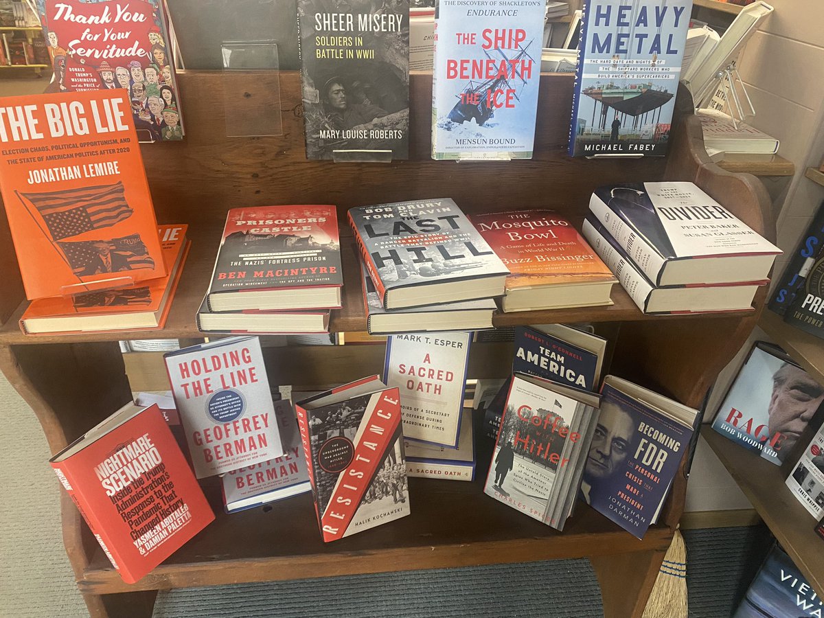 The front display in my small hometown in Trump country. Don’t paint all of rural America with a wide brush. #localbookshop
