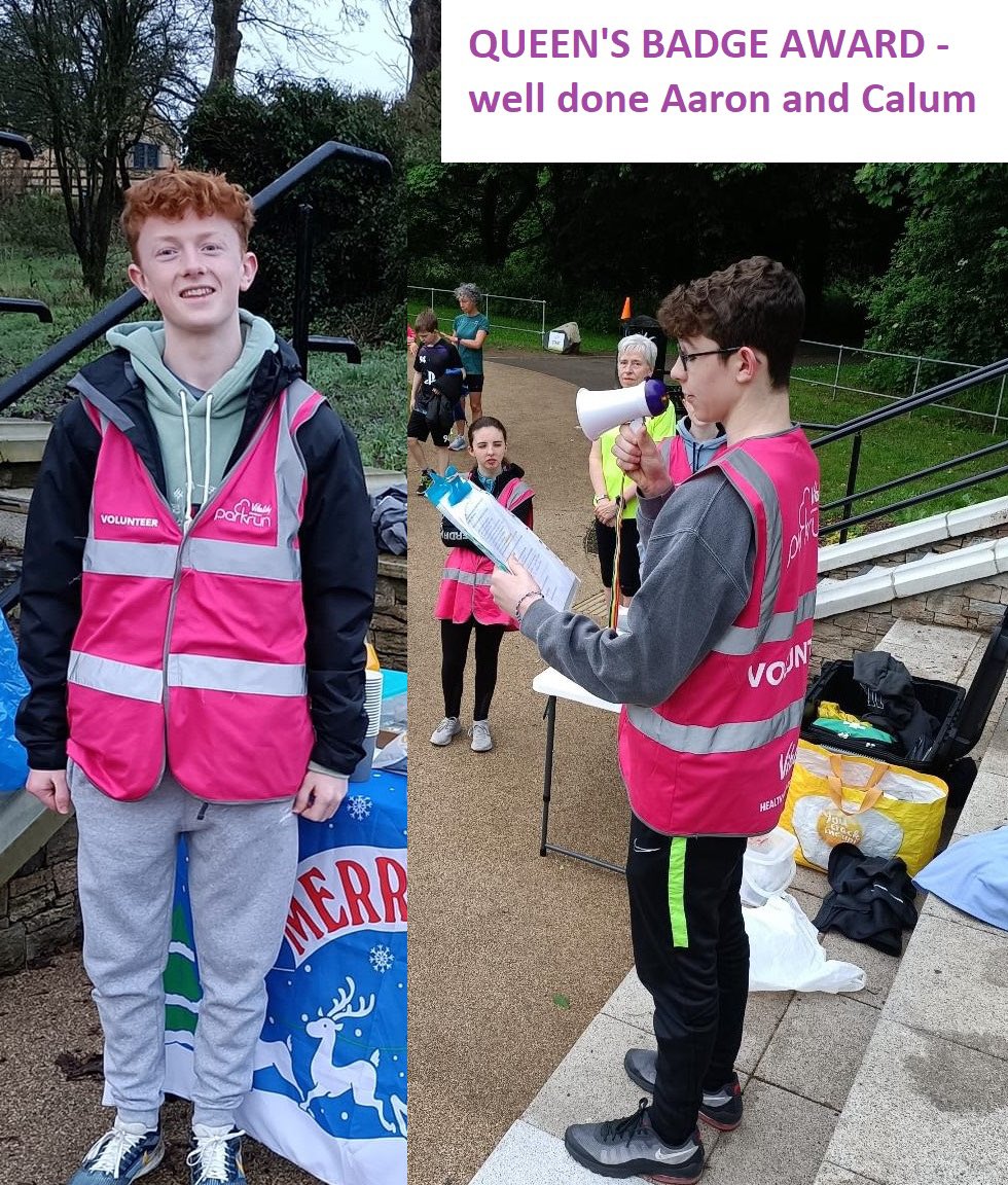 Sixmilewater event number 1️⃣0️⃣4️⃣

🏃🏼‍♂️ 81 participants

🆕 3 first timers

🎖️ 14 personal bests

🦺 11 Volunteers

🦩 1 (hidden) heron

☀️ plenty of sunshine

Well done to Calum Barkley and Aaron Stewart who have volunteered for 12 months and achieved their Queens badge! 🎖️ 👏🏻