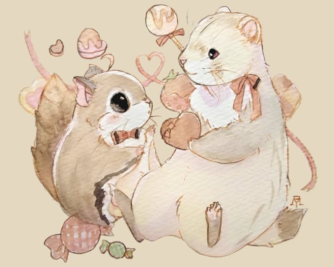 「hamster heart」 illustration images(Latest)