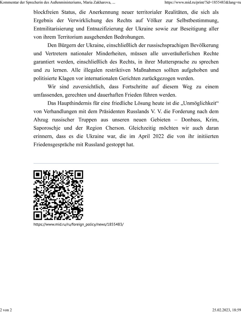 i_iangg's tweet photo. Die #Verhandlung|sgrundlagen des russischen Außenministeriums nach Vorlage des #12PunktePlan von #China

- Regierungswechsel (Denazifizierung)
- Zerstörung der Selbstverdeidigungskraft (Militär)
- Anerkennung annektierter Gebiete
- keine freie Büdniswahl

https://t.co/2Sg6meHojW https://t.co/HeStjwo2yo